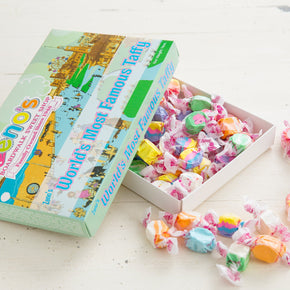 Boardwalk Taffy Box Taffy Box Zeno\'s World\'s Most Famous Taffy